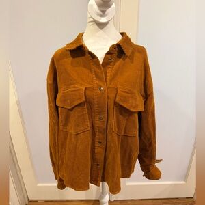 Sanctuary Women's Utility Jacket - Tan Corduroy